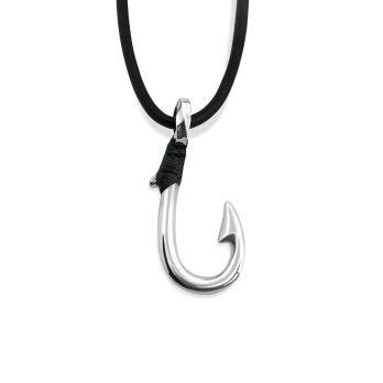 Hawaiian Hook Pendant – Silver