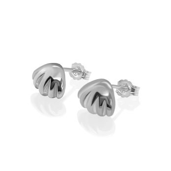 Tridacna Pierce – Silver