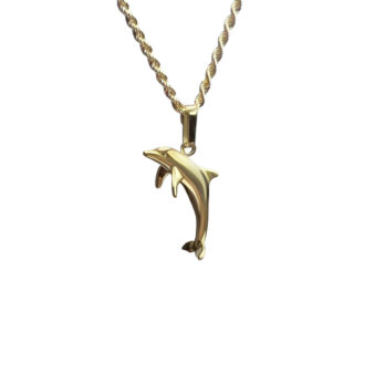 Dolphin Pendant – Gold