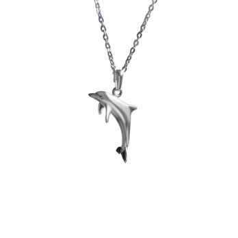 Dolphin Pendant – Silver