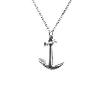 Stock Anchor Pendant – Silver