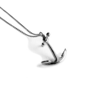 Stock Anchor Pendant – Silver